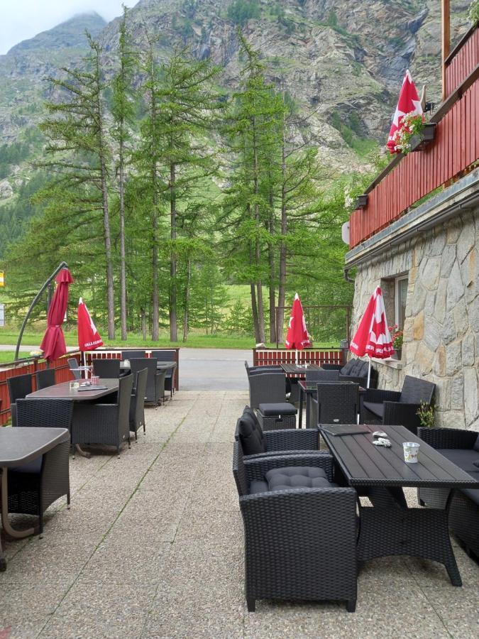 Hotel Pension Waldegg - Restaurant Saas-Almagell Exterior foto